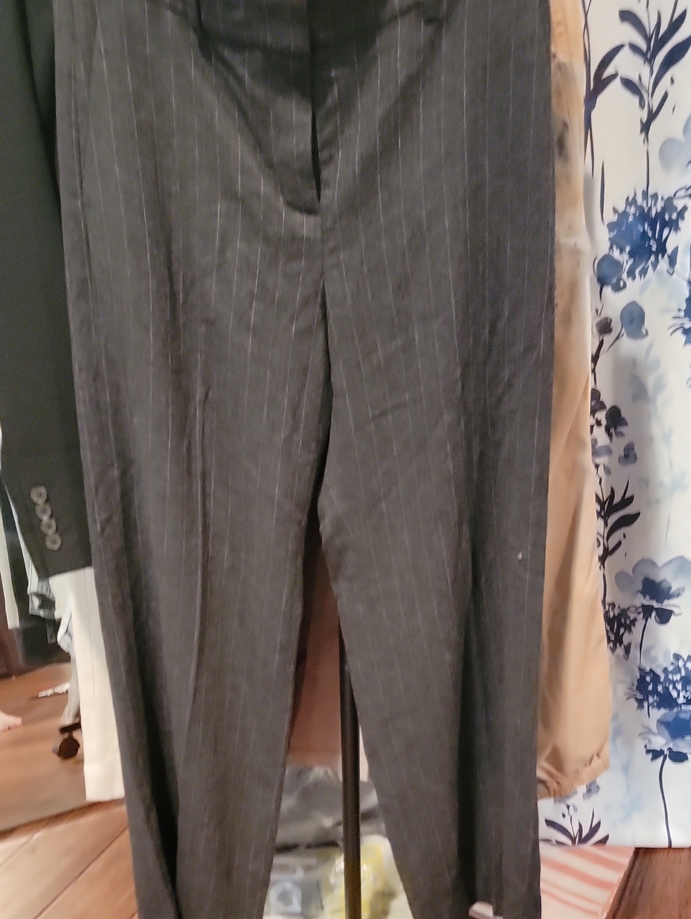 J Crew Nwot Womens 4 Gray Pinstripe Dress Pants